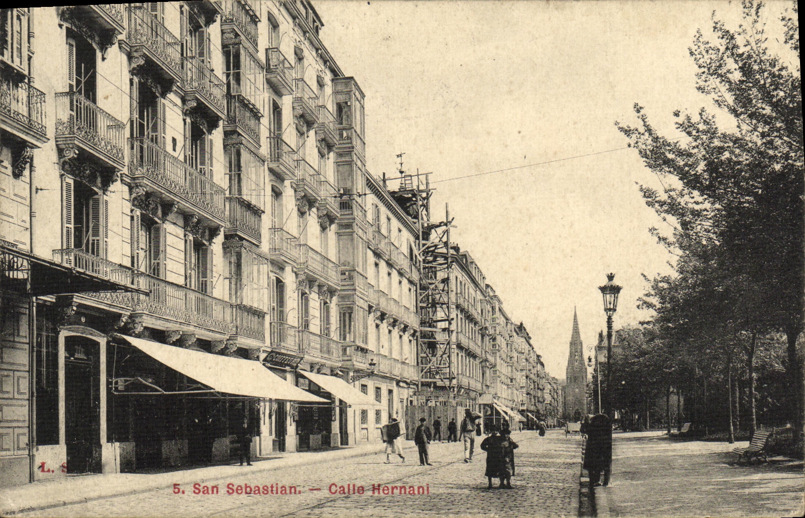 CPA San Sebastian Calle Hernani