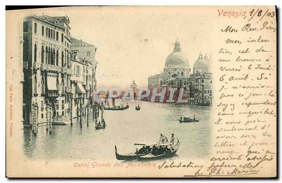 CPA Venezia Canal Grande dall Accademia