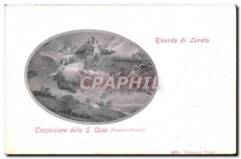 CPA Ricordo di Loreto Traslazione della S Casa 