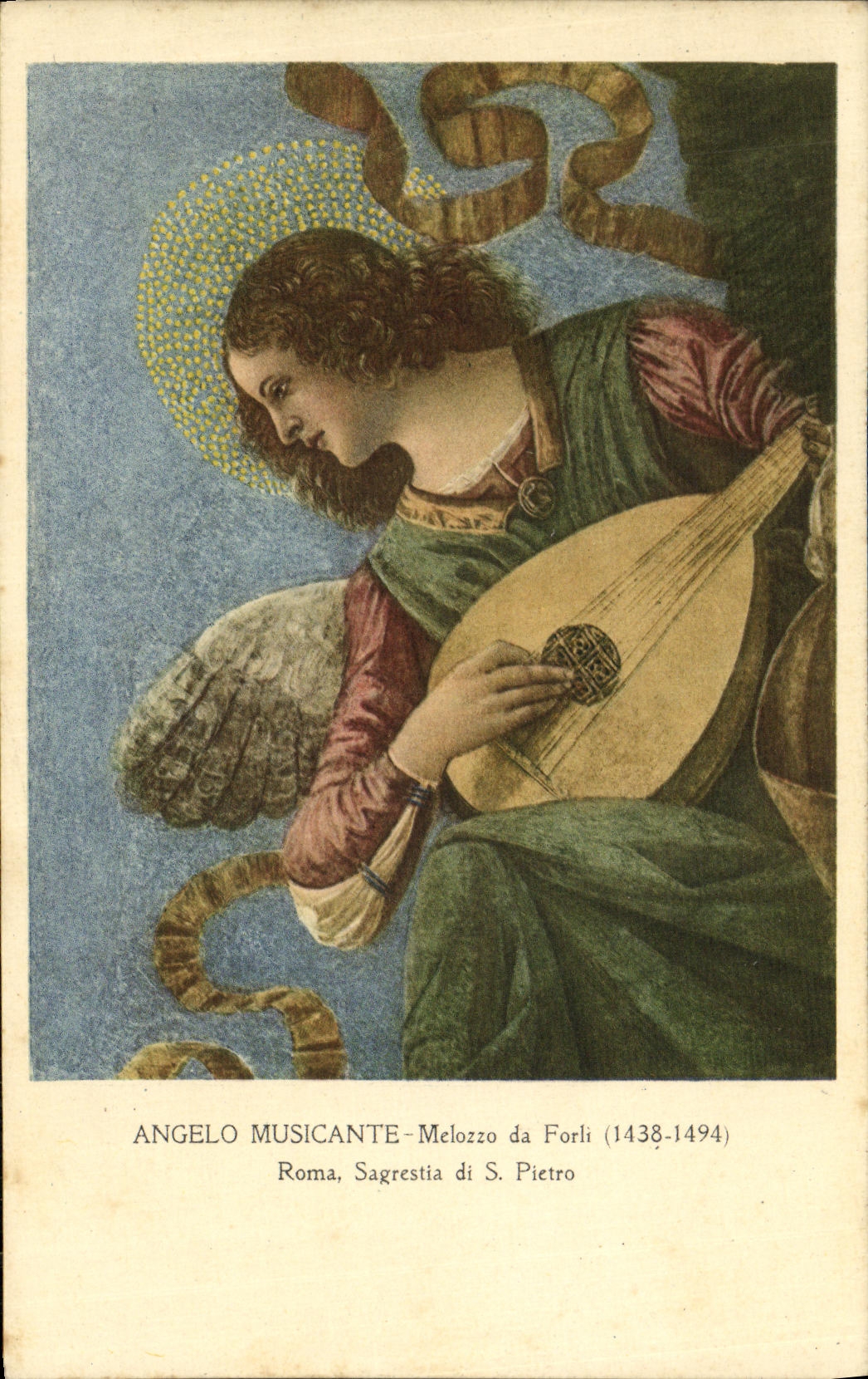 CPA Angelo Musicante Melozzo da Forli Roma Sagrestisa di S Pietro