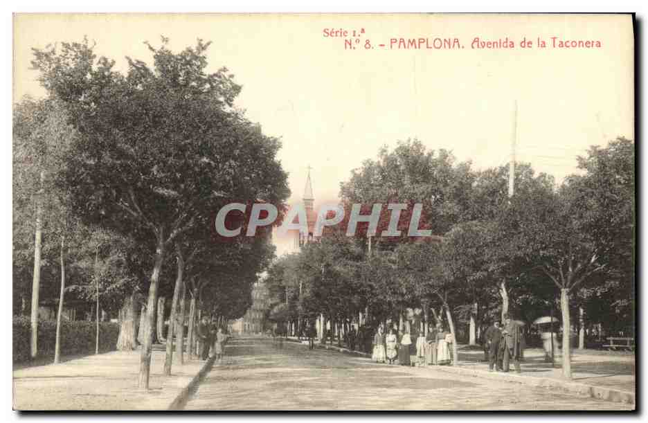 CPA Pamplona Avenida de la Taconera