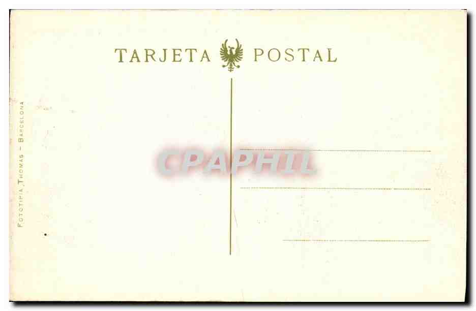 CPA Pamplona Avenida de la Taconera — Rückseite