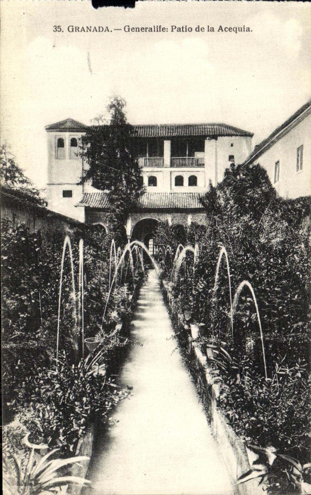 CPA Granada Generalife Patio de la Acequia