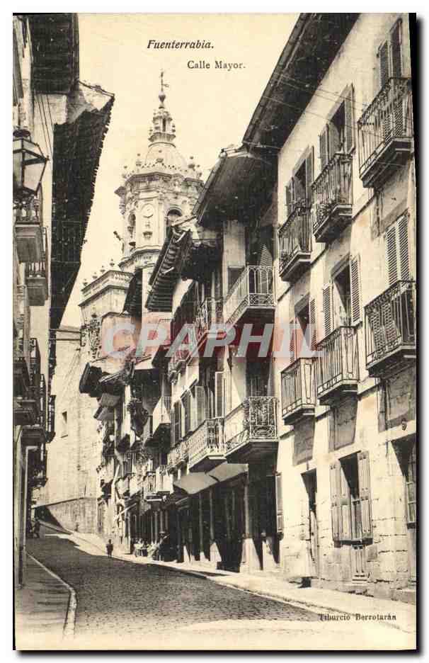 CPA Fuenterrabía Calle Mayor