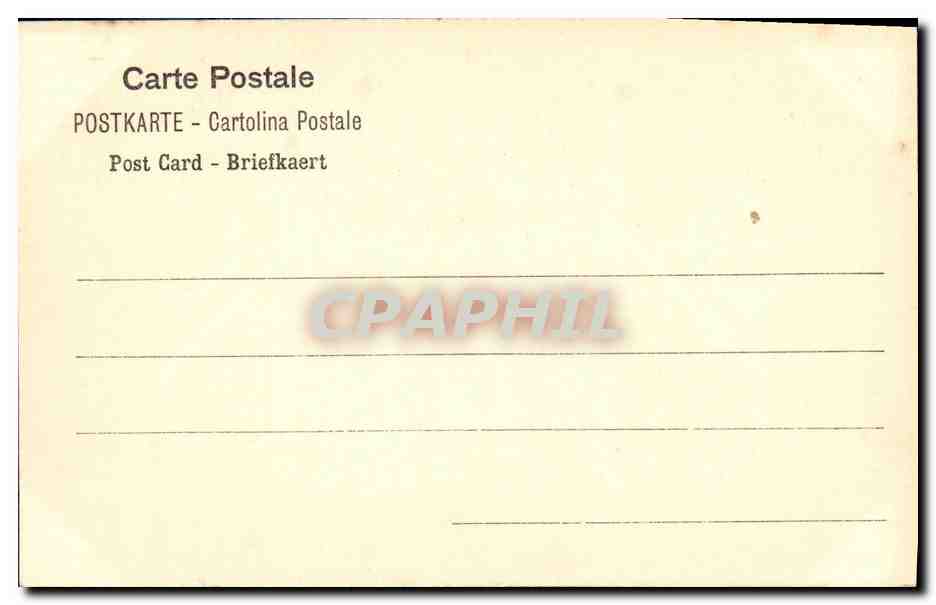 CPA Fuenterrabía Calle Mayor — Rückseite