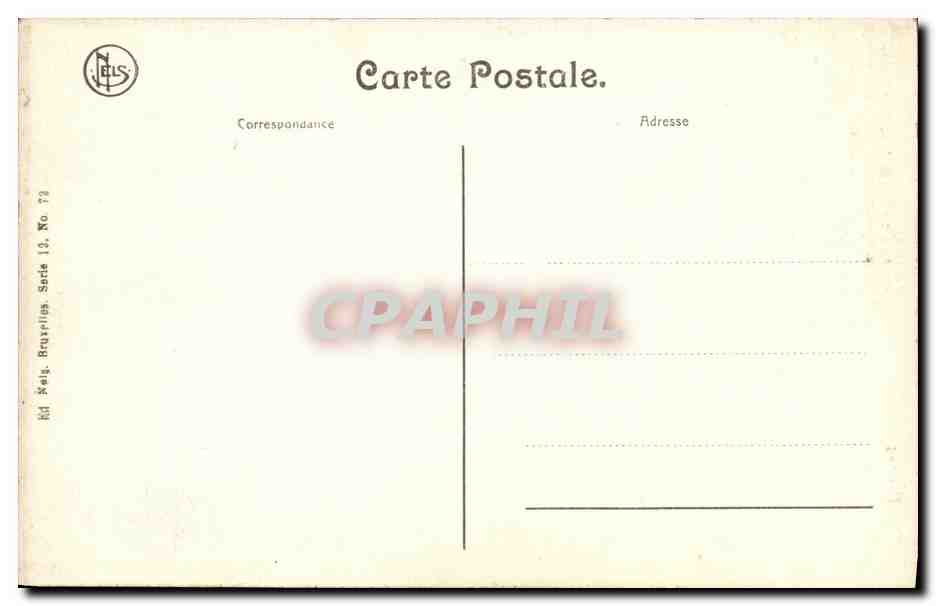 CPA Bruges La Chasse du St Sang Chasse en or argent et pierres precieuses — Back