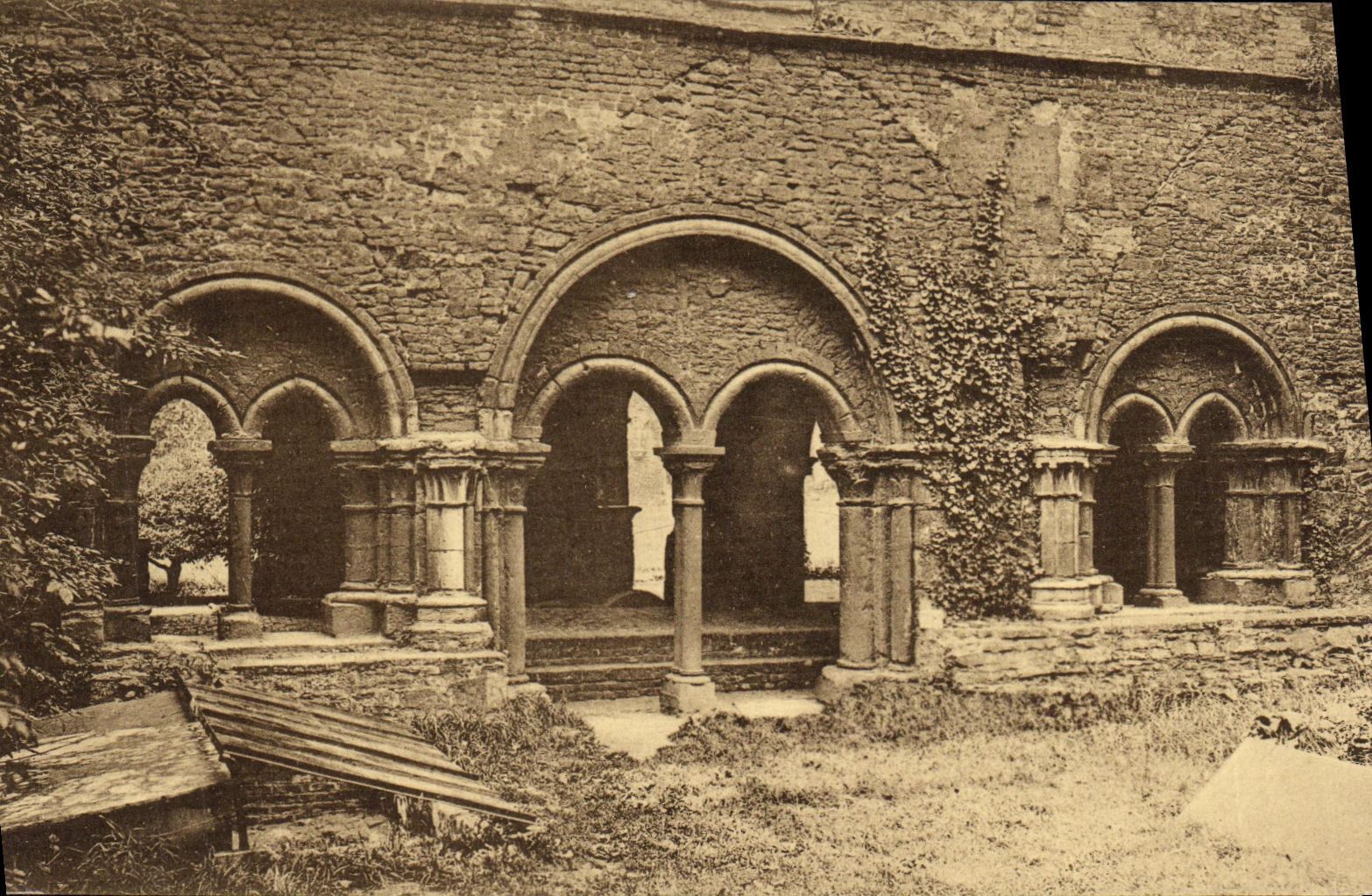 CPA Gand Ruines de l abbaye Saint Bavon