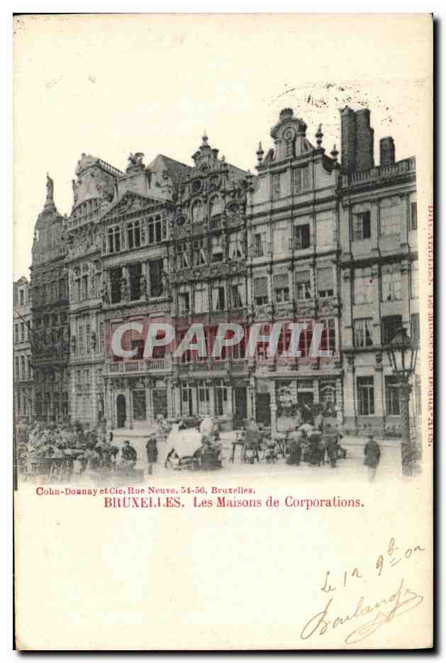 CPA Bruxelles Les Maisons de Corporations