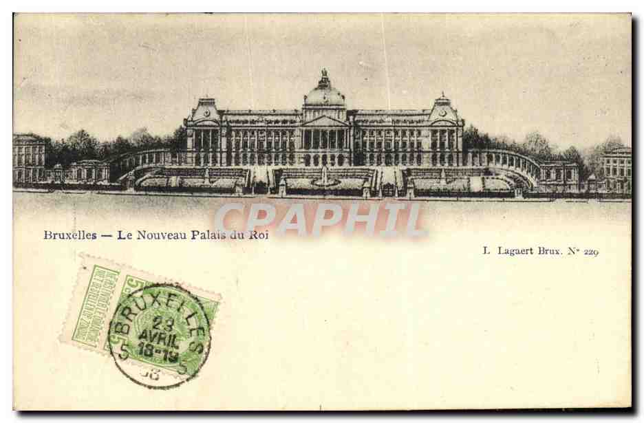 CPA Bruxelles Le Nouveau Palais du Roi