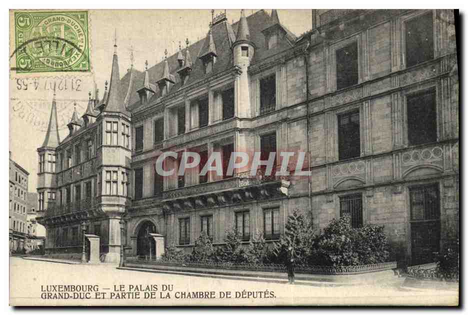 CPA Luxembourg Le Palais du Grand duc et Partie de la Chambre de Deputes