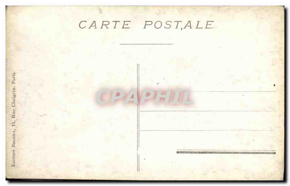 CPA Boulevard Audent a Charleroi Militaria — Back