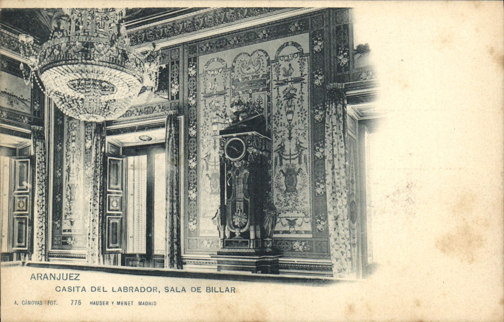 CPA Aranjuez Casita del Labrador Sala de Billar