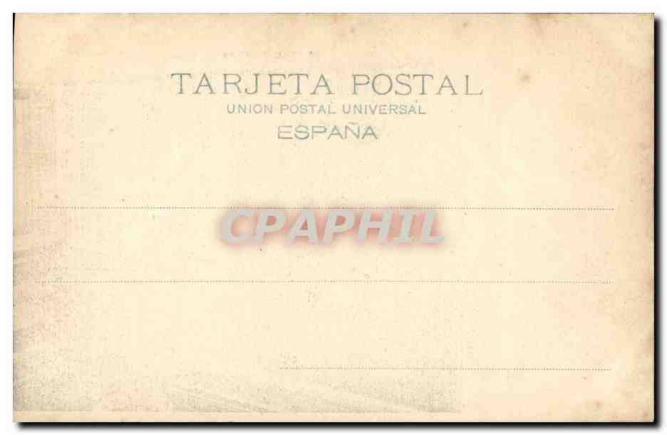 CPA Aranjuez Casita del Labrador Sala de Billar — Rückseite