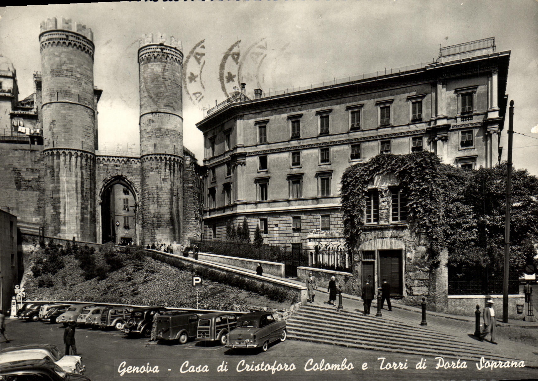 CPM Genova Casa di Cristoforo Colombo e Torri di Porta Soprana