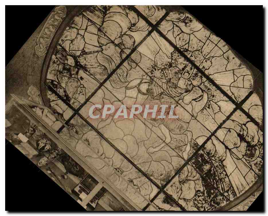 CPA Bruxelles Laeken La Tour Japonaise Vitrail de la galerie