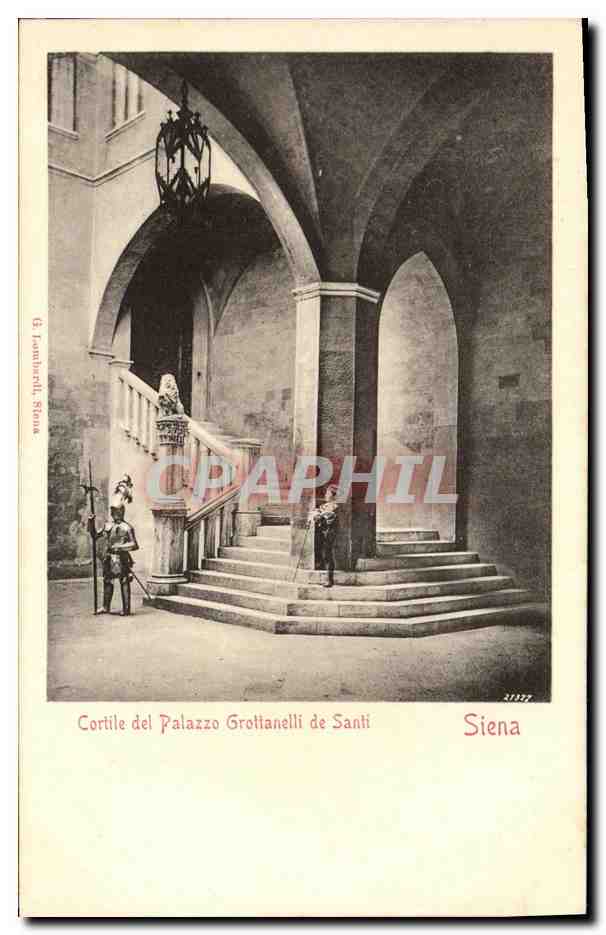 CPA Cortile del Palazzo Grottanelli de Santi Siena