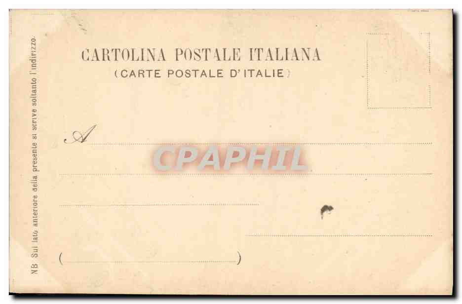 CPA Firenze Tomba di Lorenzo de Medici — Verso