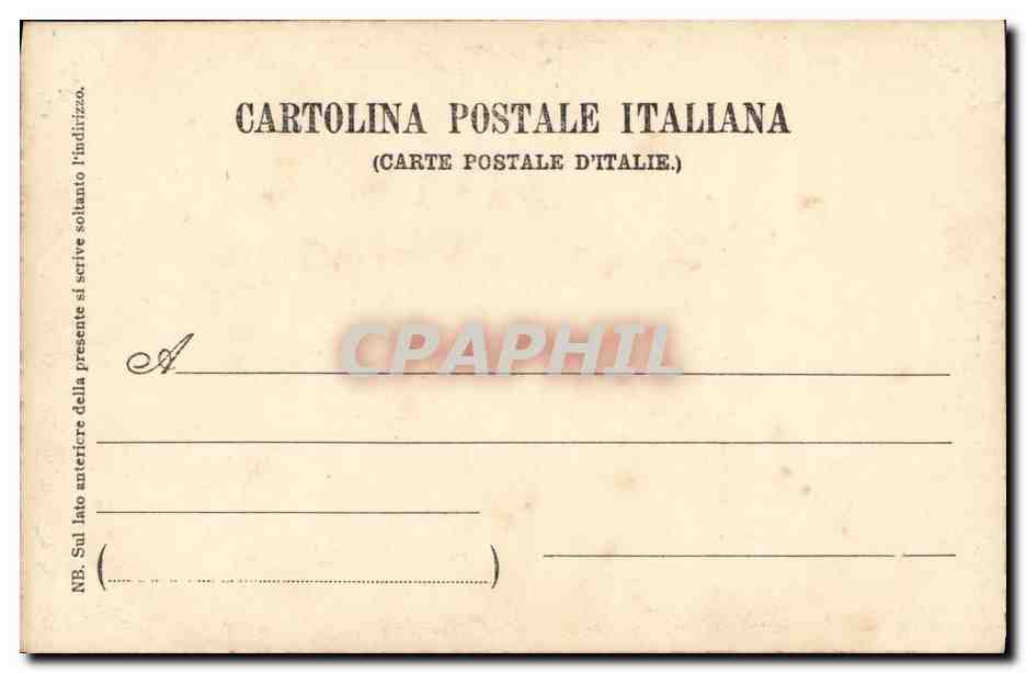 CPA Roma Lorenzo di Credi il Presepio — Rückseite