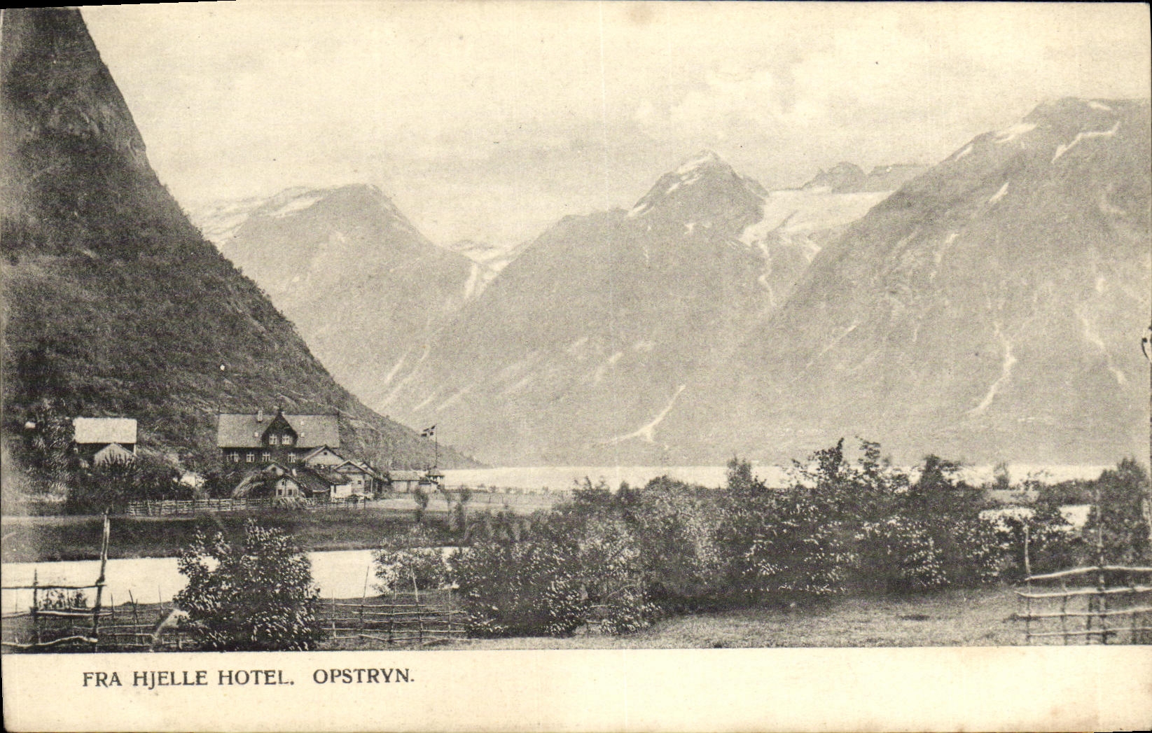 CPA Fra Hjelle Hotel Opstryn