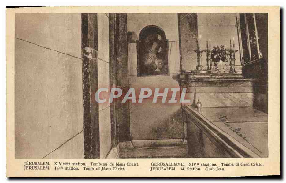 CPA Jerusalem Station Tomb of Jesus Christ
