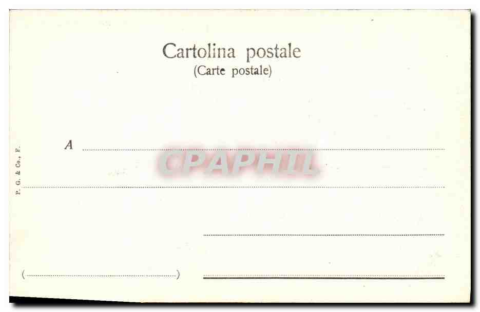 CPA Firenze Piazza e Chiesa di S Maria Novella — Rückseite