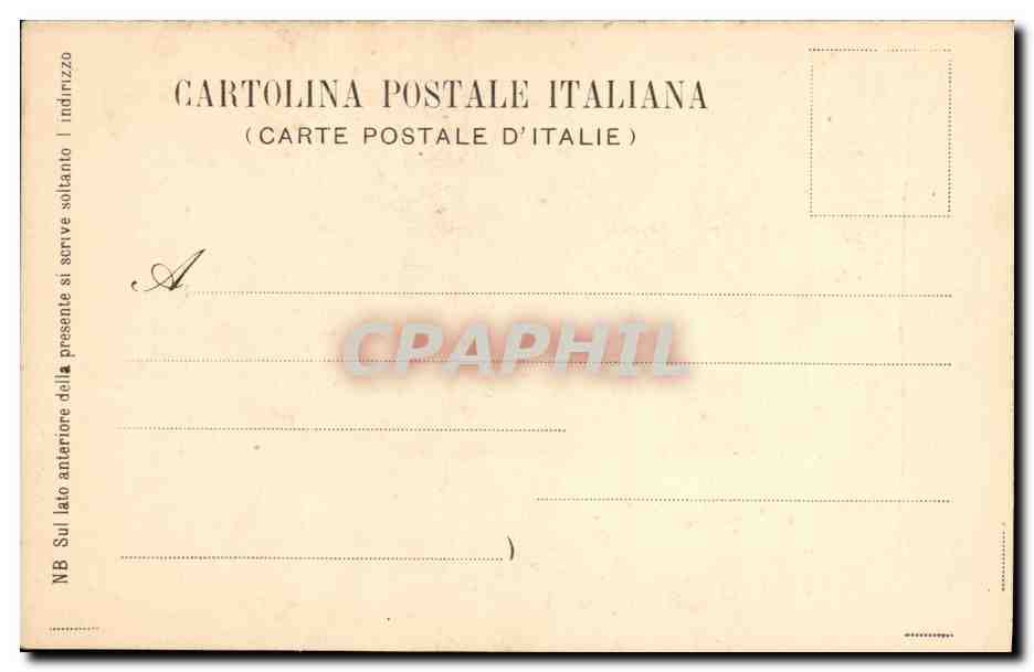CPA Firenze Piazza Cavour Arco di Trionfo in onore di Francesco L di Lorena — Rückseite