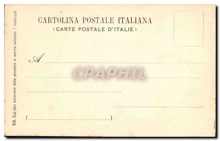 CPA Firenze Contorni Piazzale Michelangiolo Ji Monumento — Rückseite