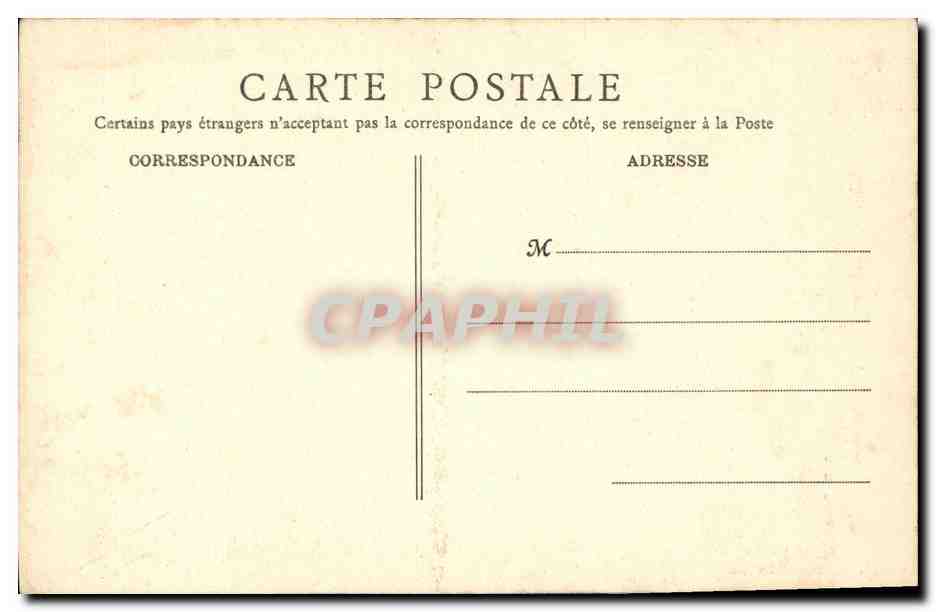CPA Bone Pepiniere Allee des Palmiers — Rückseite