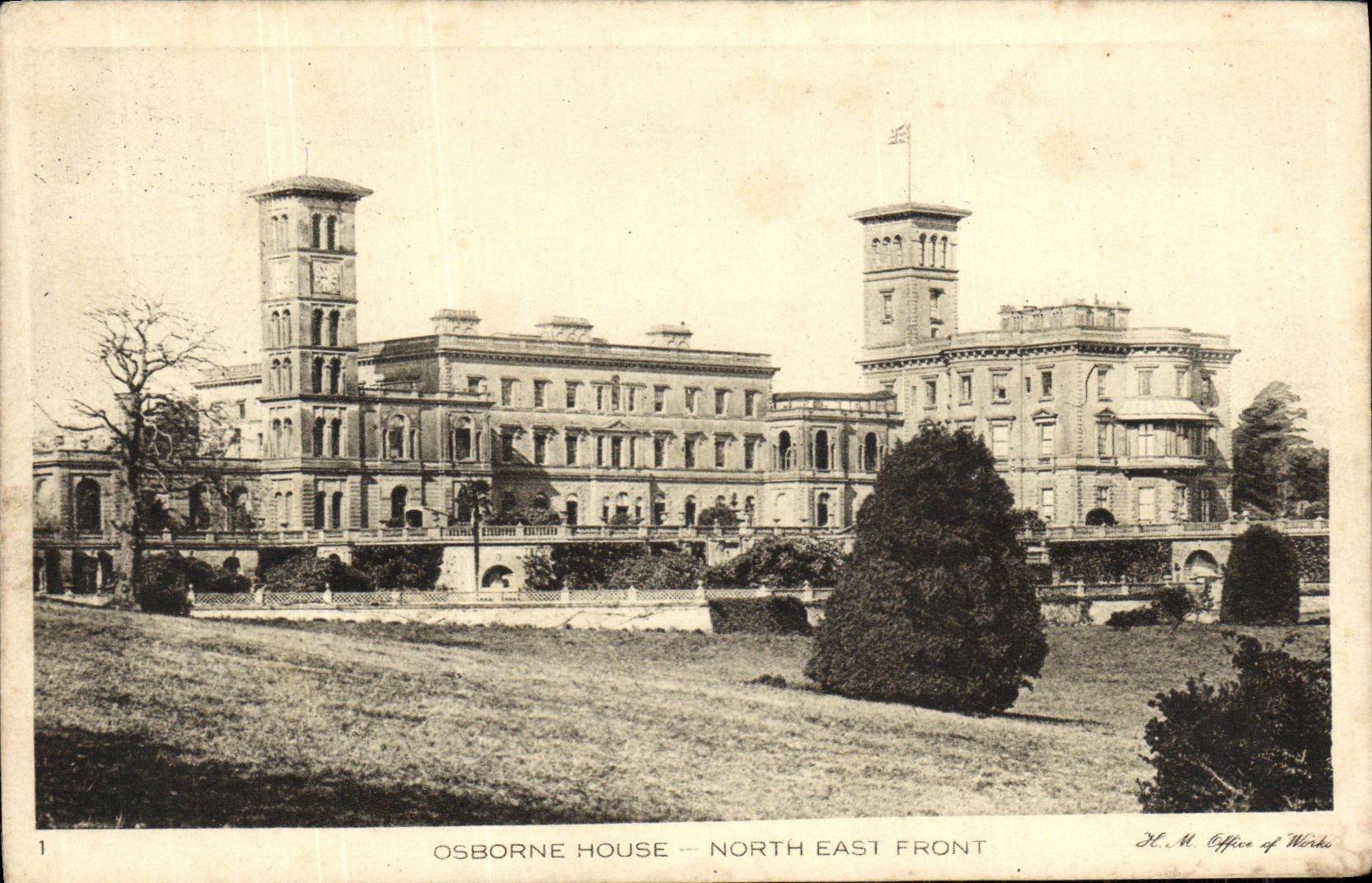 CPA Osborne House North East Front