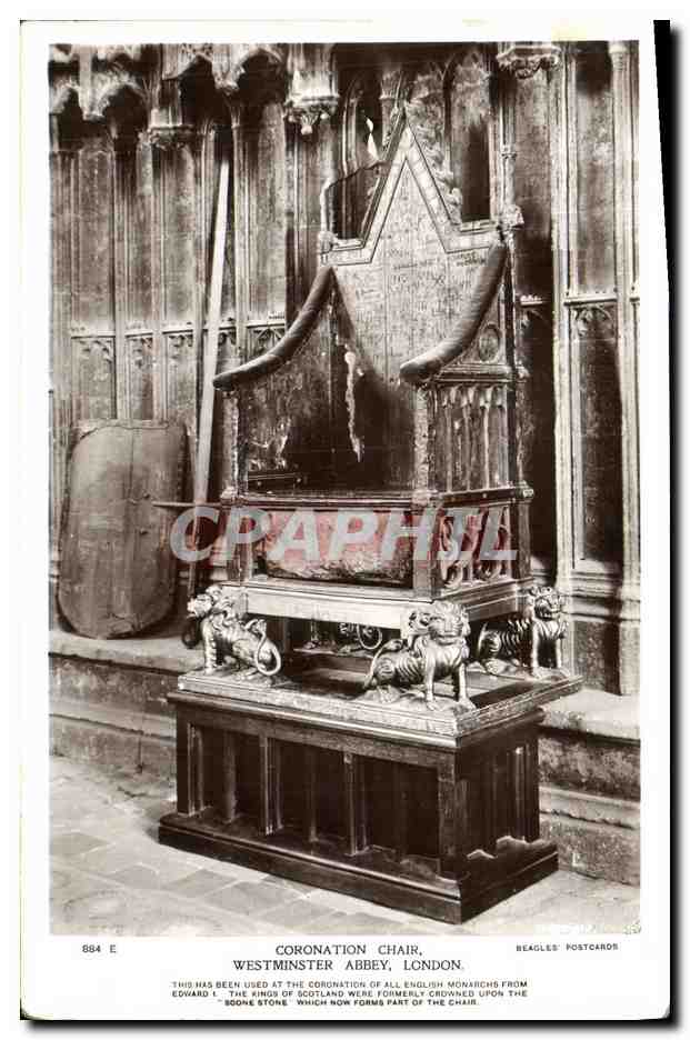 CPA Coronation Chair Westminster Abbey London