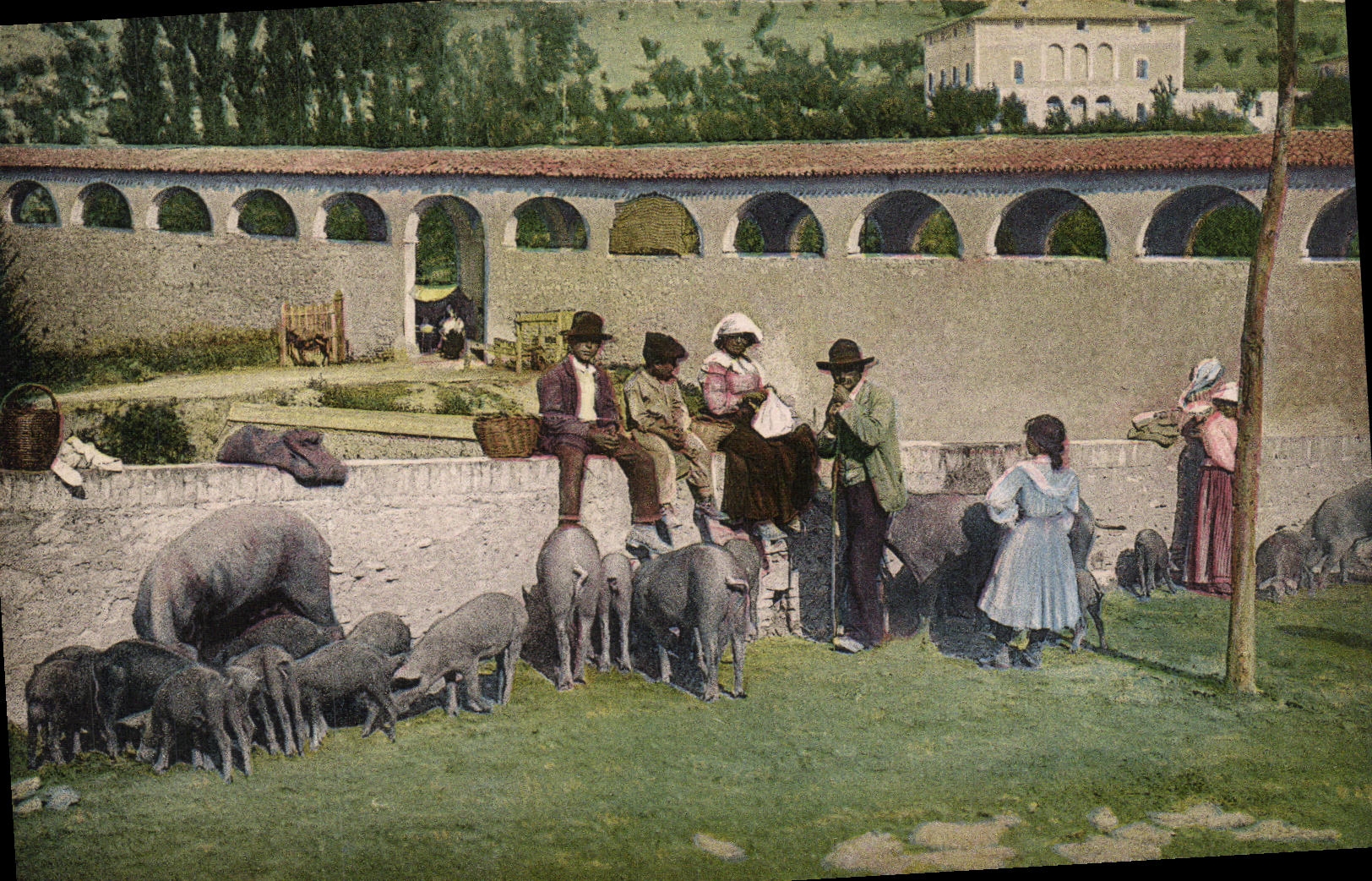 CPA Paysans Folklore Suisse