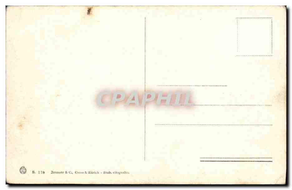 CPA Paysans Folklore Suisse — Rückseite