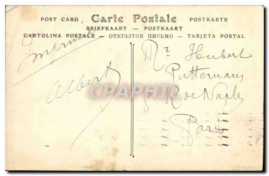 CPA Bruxelles La Fontaine Du Manneken Piss — Verso