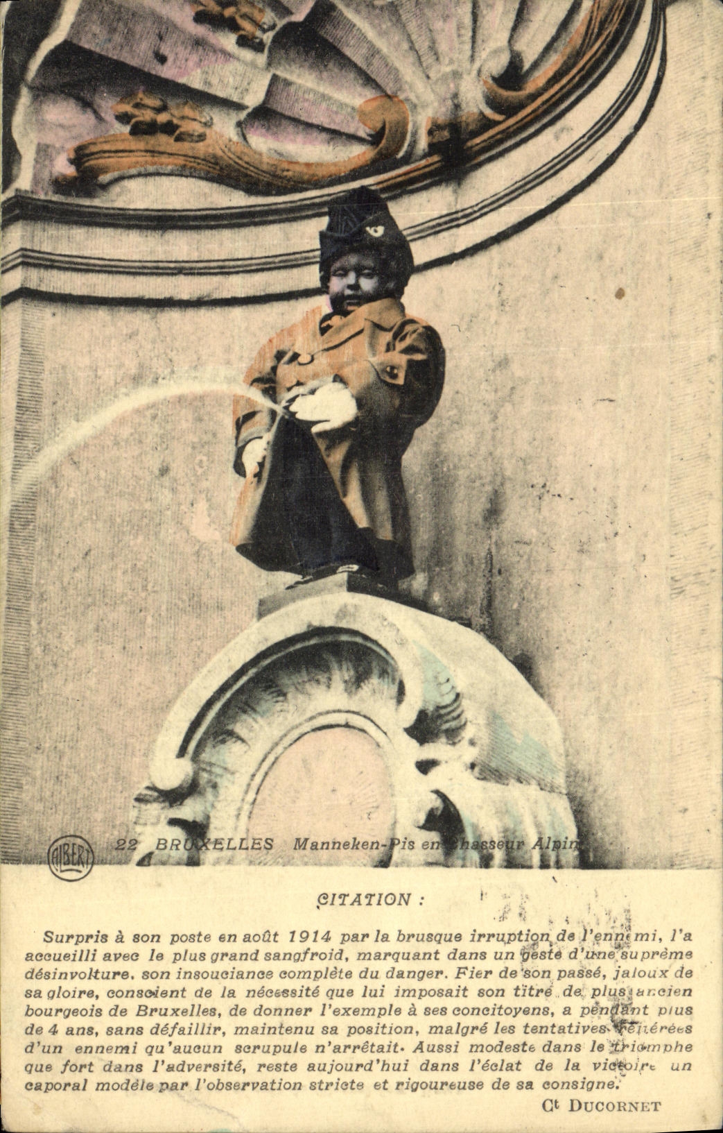 CPA Bruxelles La Fontaine Du Manneken Piss