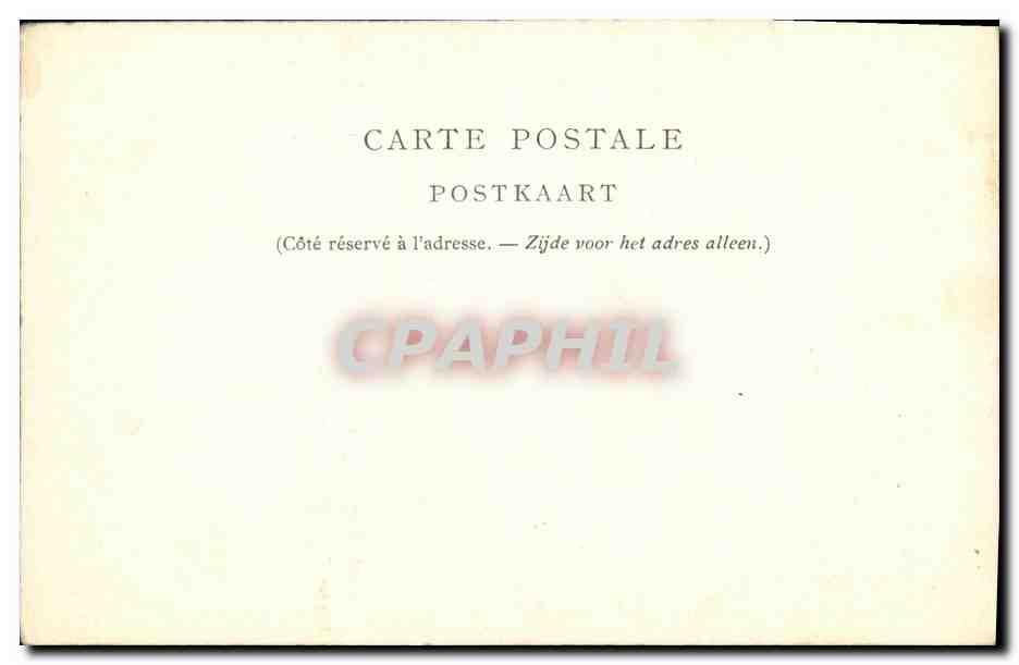 CPA Bruxelles Musee Wiertz Bouton de rose — Rückseite
