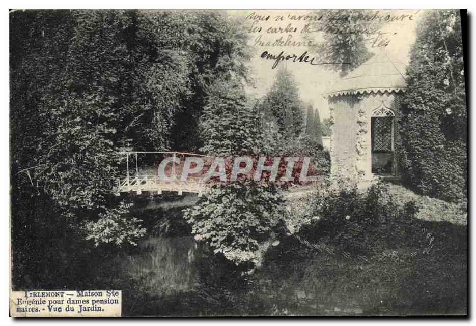 Lyrlemont — Maison Sainte Eugénie pour dames pensionnaires — Vue du Jardin