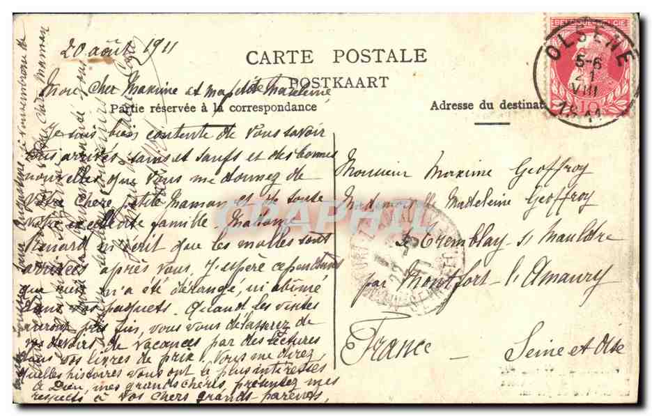 Lyrlemont — Maison Sainte Eugénie pour dames pensionnaires — Vue du Jardin — Rückseite