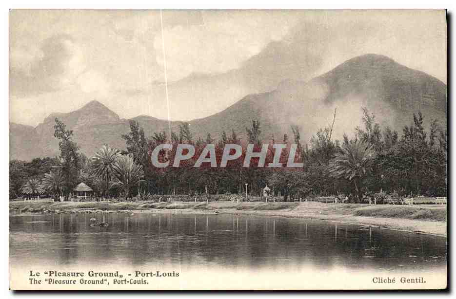 CPA Le Pleasure Ground Port Louis Ile Maurice
