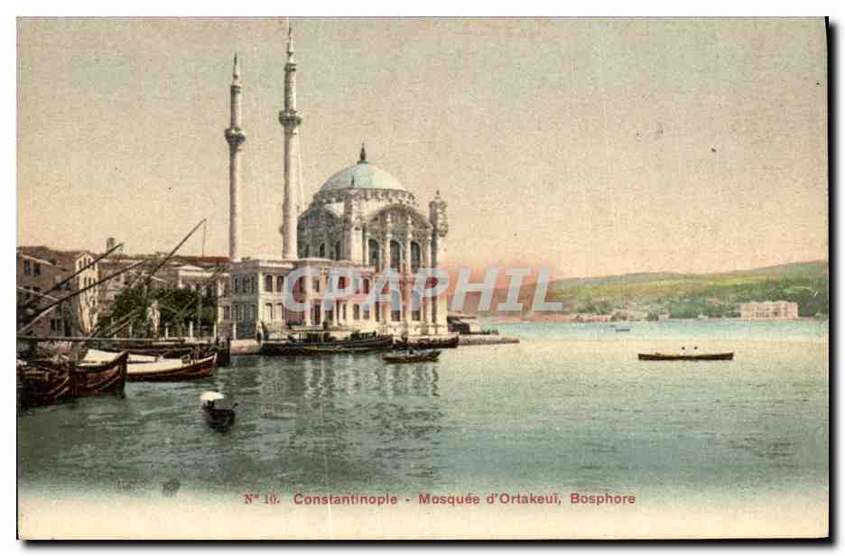 CPA Constantinople Mosquee d Ortakeui Bosphore Turquie