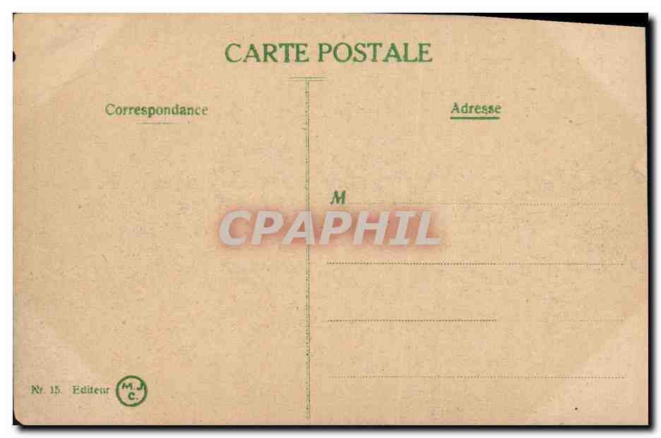 CPA Constantinople Parc du Sultan Achmed Turquie — Verso