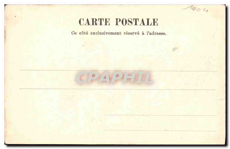 CPA Constantinople Turquie cimetiere turc a Scutari — Verso