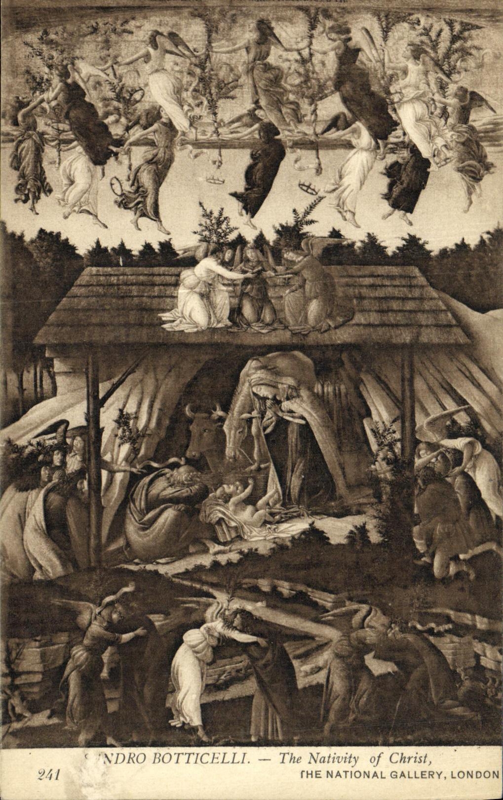 CPA Botticelli The Nativity of Christ National Gallery London 
