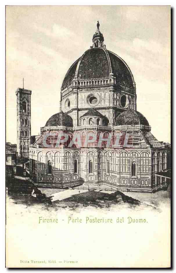 CPA Firenze Parte Posteriere del Duomo