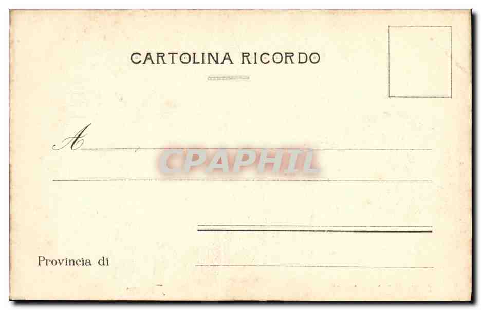 CPA Firenze Cortile di Palazzo Vecchio — Verso