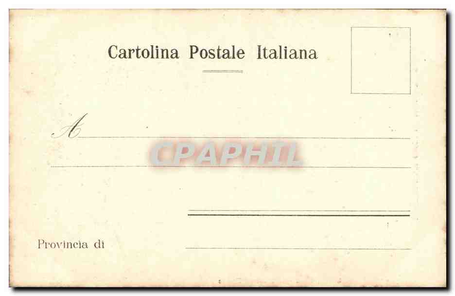 CPA Firenze Battistero Porta Principale — Rückseite