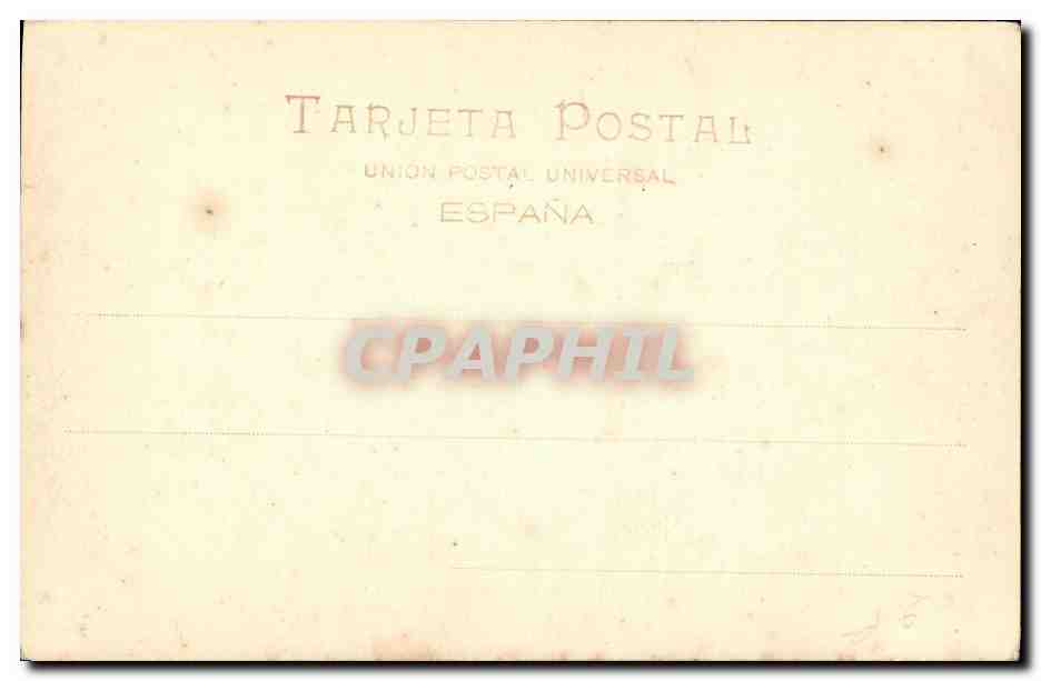 CPA Toledo Puente De Alcantara — Rückseite