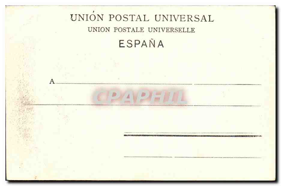 CPA Toledo Puento de San Mertin — Rückseite