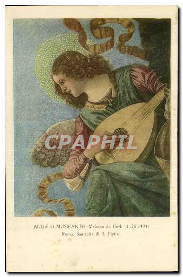 CPA Angelo Musicante Melozzo da Forli 1438 1494 Roma Sagrestia di s Petro