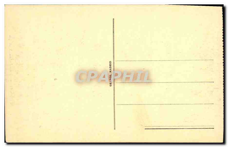 CPA Santiago Sepulcro del Apostol Santiago — Rückseite