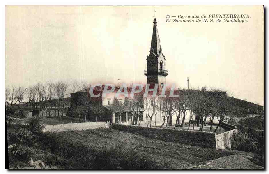 CPA Cercanias de Fuenterrabia El Santuario de N S de Guadeloupe 